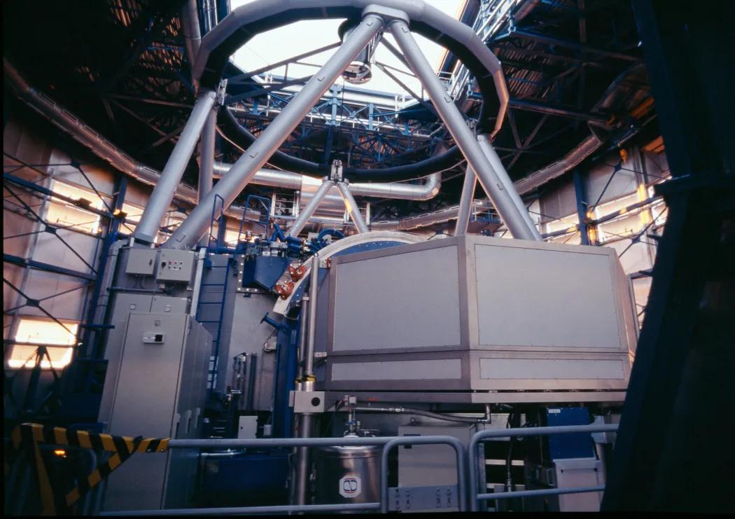 Spektrograf na evropském teleskopu VLT v Chile.