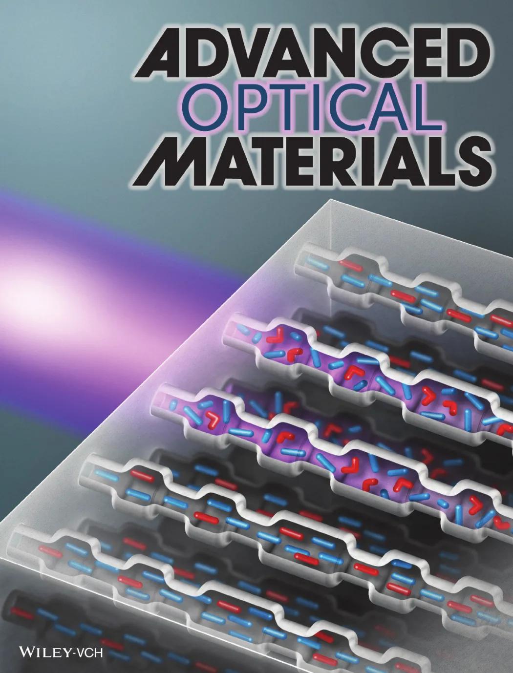 The back cover of the November issue of Advanced Optical Materials